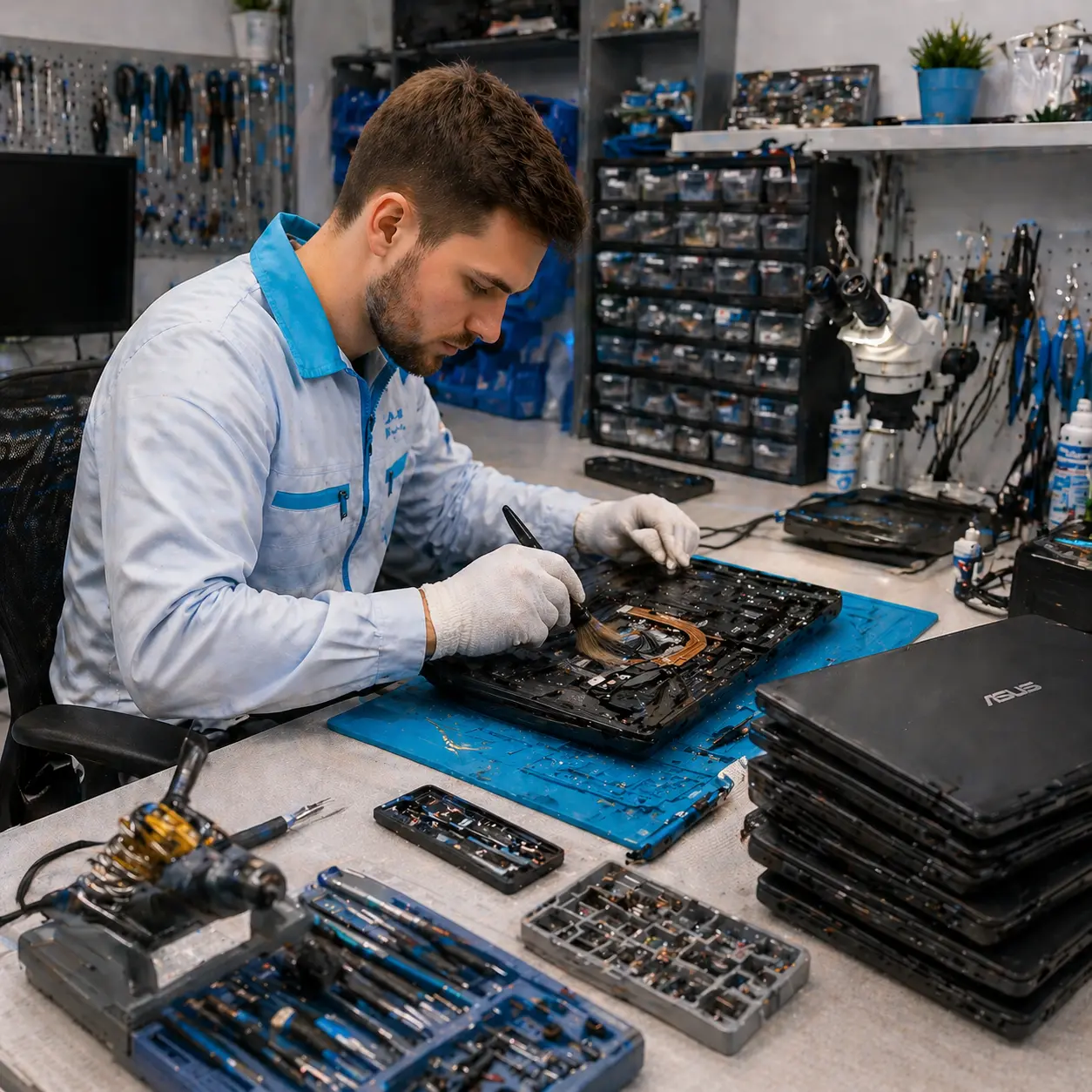 чистка ноутбука Asus в Волоколамске