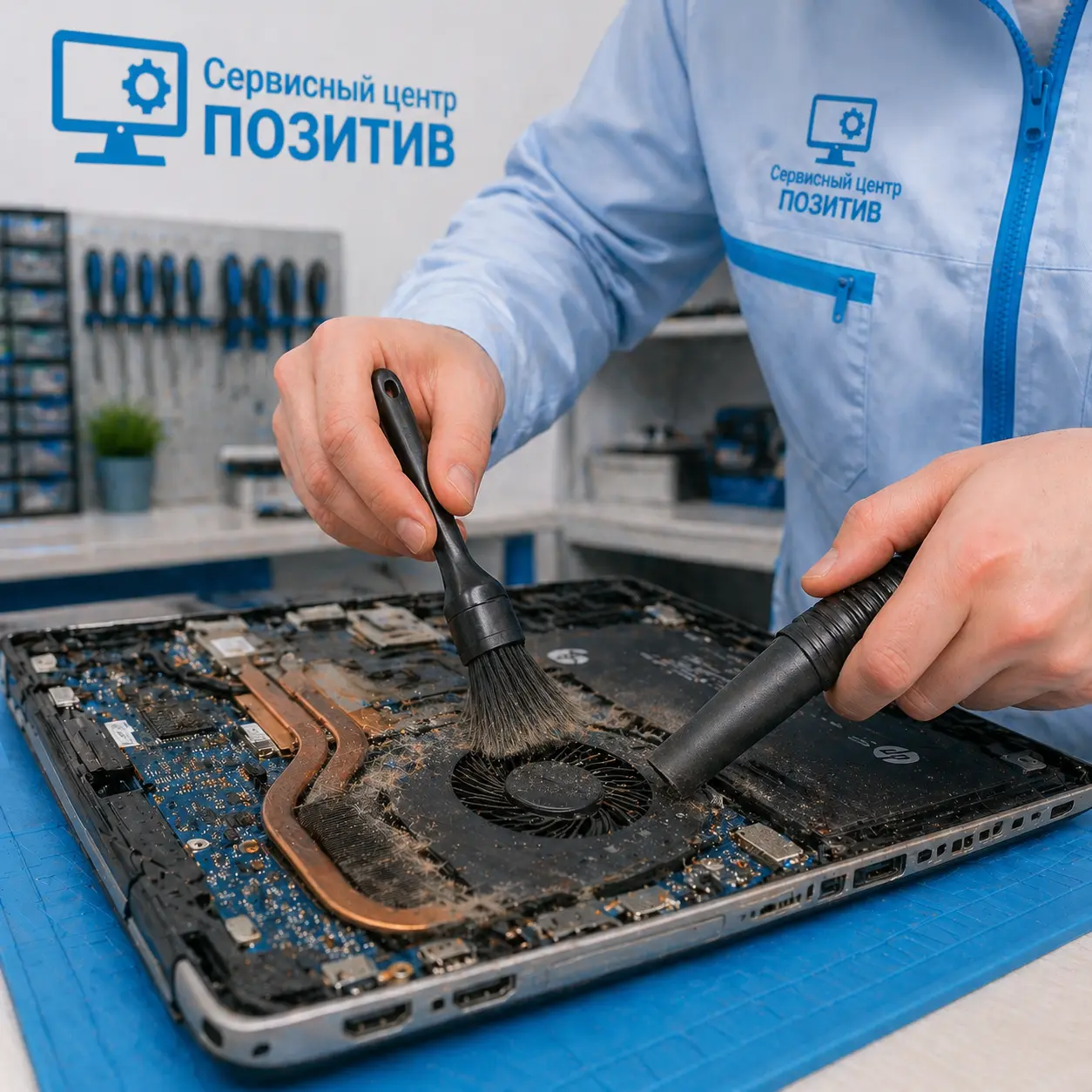 чистка ноутбука HP в Волоколамске