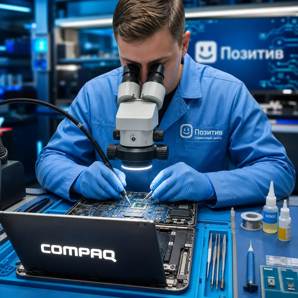 Замена видеокарты ноутбука Compaq в Волоколамске