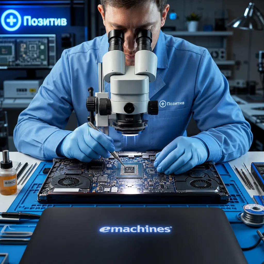 Замена видеокарты ноутбука Emachines в Волоколамске