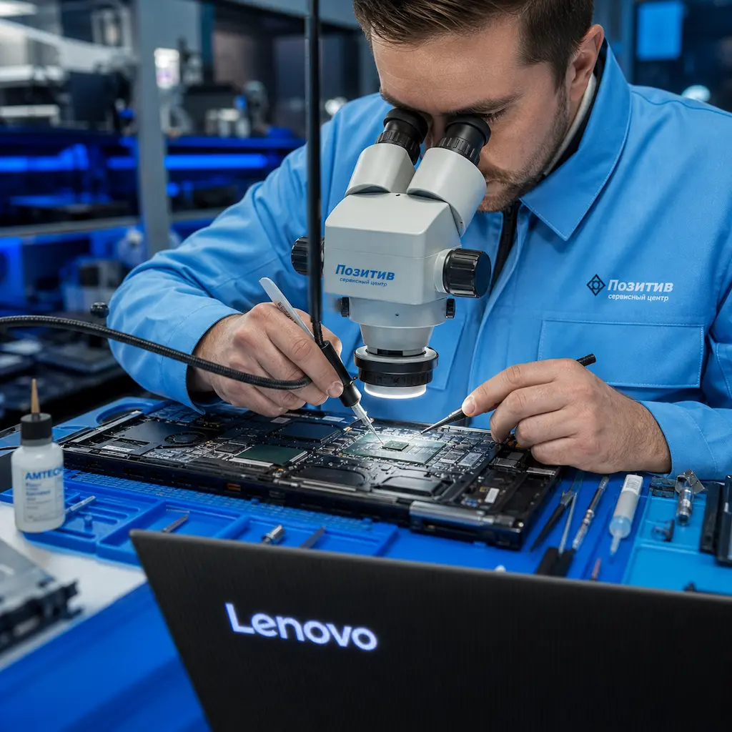 Замена видеокарты ноутбука Lenovo в Волоколамске