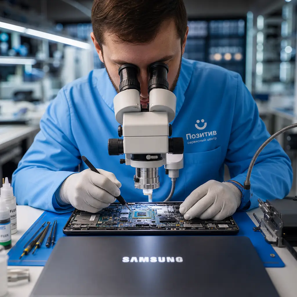 Замена видеокарты ноутбука Samsung в Волоколамске