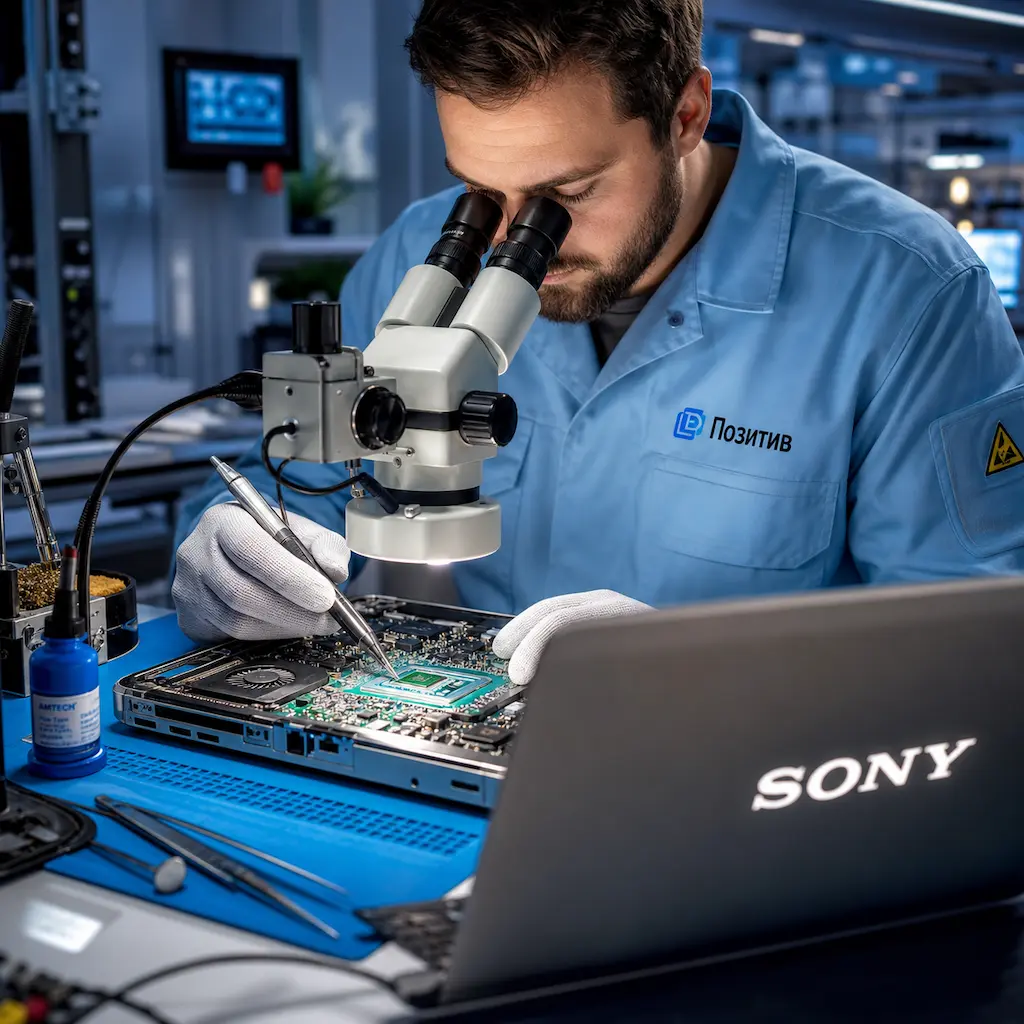 Замена видеокарты ноутбука Sony в Волоколамске