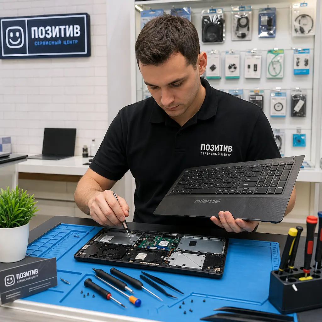 заменить клавиатуру на ноутбуке Packard Bell в Волоколамске