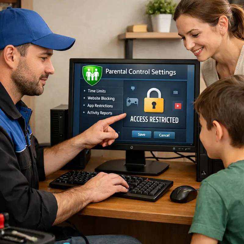 Родительский контроль на компьютере и ноутбуке в Волоколамске