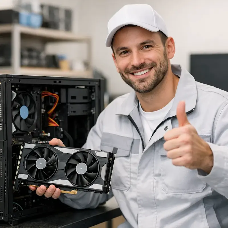 установка видеокарты на ПК в Волоколамске