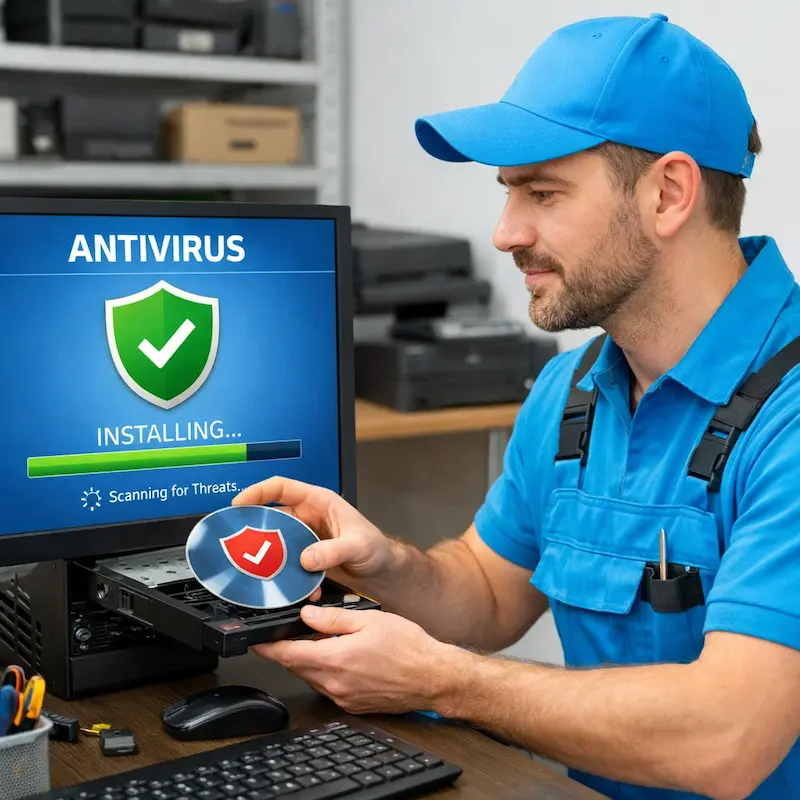 Установка антивируса в Волоколамске на дому