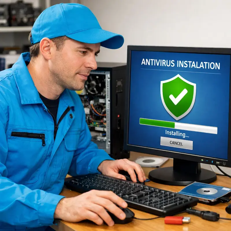 Установка антивируса на ноутбук в Волоколамске