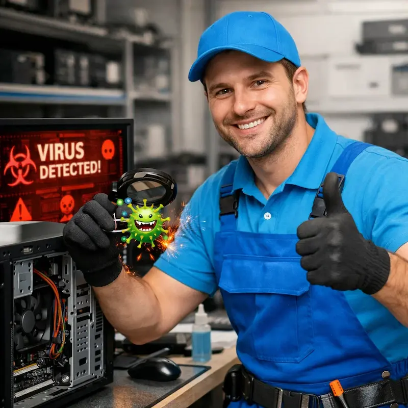 Удаление вирусов с компьютера в Волоколамске